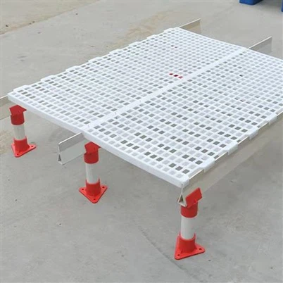 Piso de ripas de plástico para avicultura